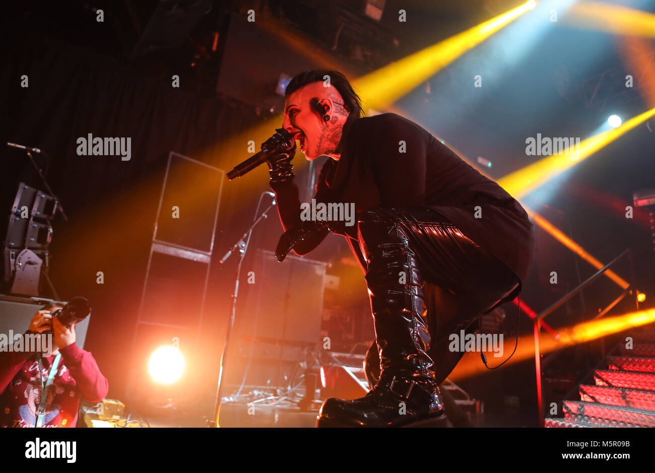 Motionless in White perform live at Koko in London's Camden Town during