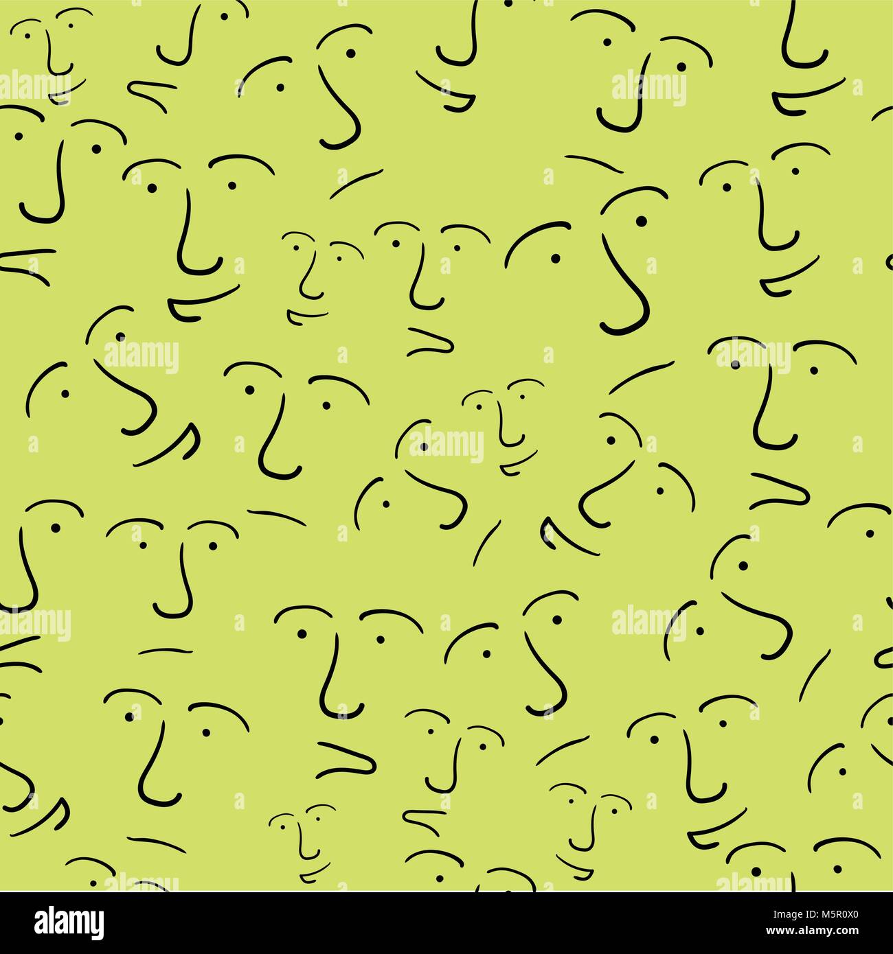 Positive facial expressions emotion Stock Vector Images - Alamy