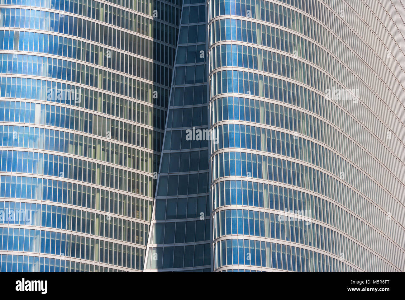 A detail of the Abu Dhabi Investment Authority Building in the Emirate