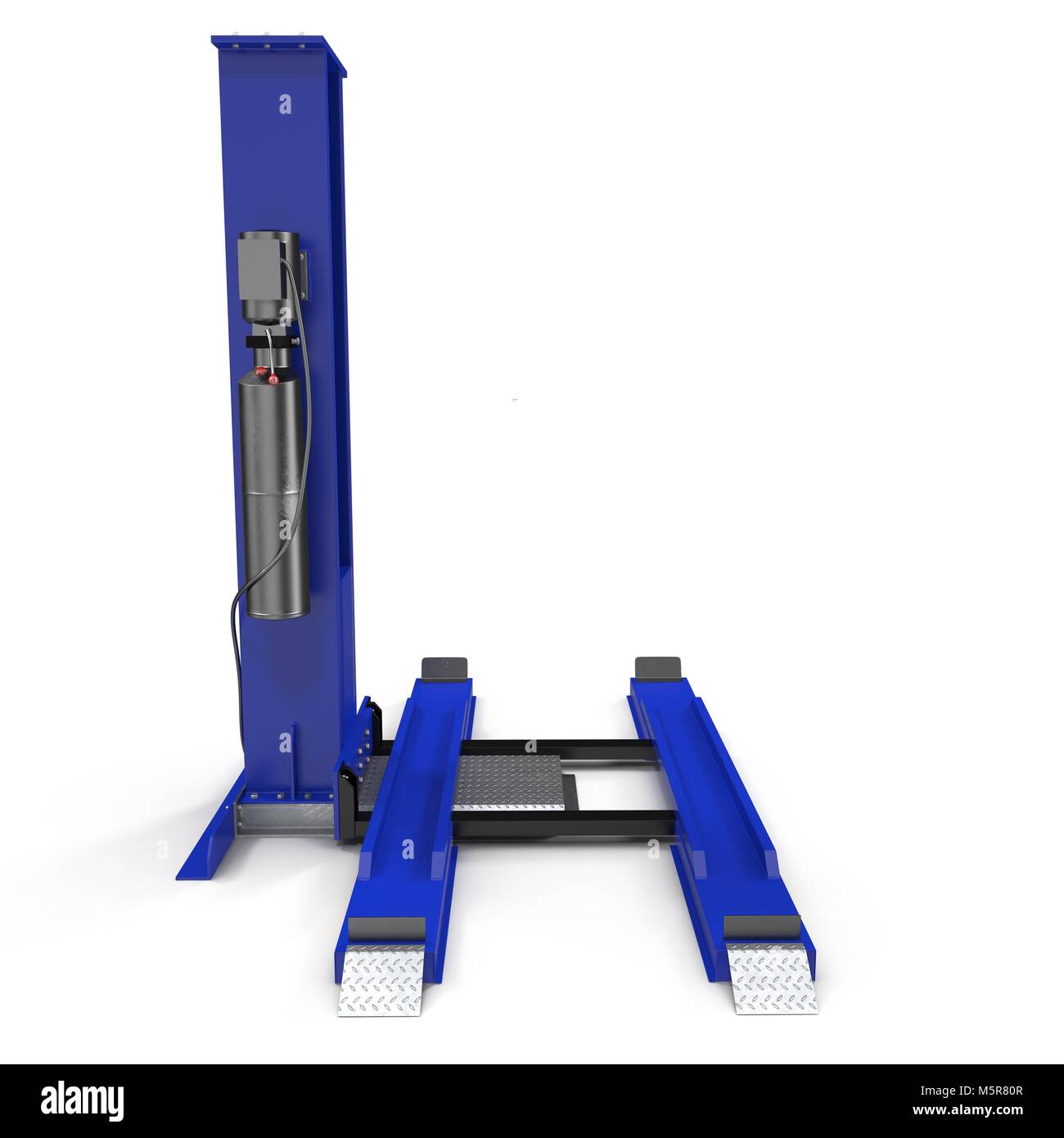Post car lift hi-res stock photography and images - Alamy