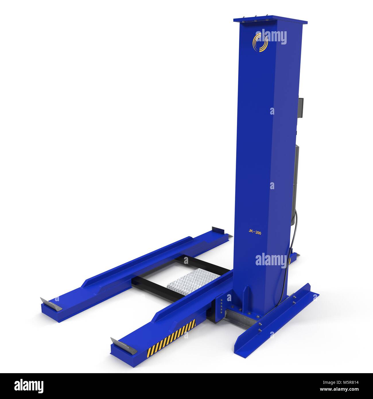 Post car lift hi-res stock photography and images - Alamy