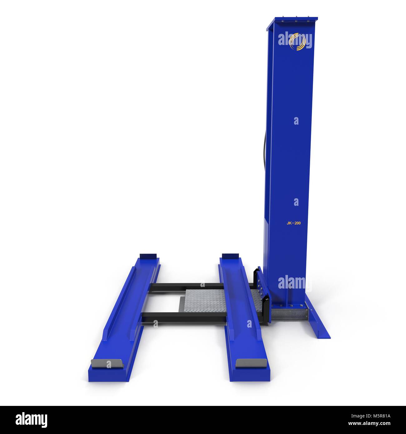 Post car lift hi-res stock photography and images - Alamy