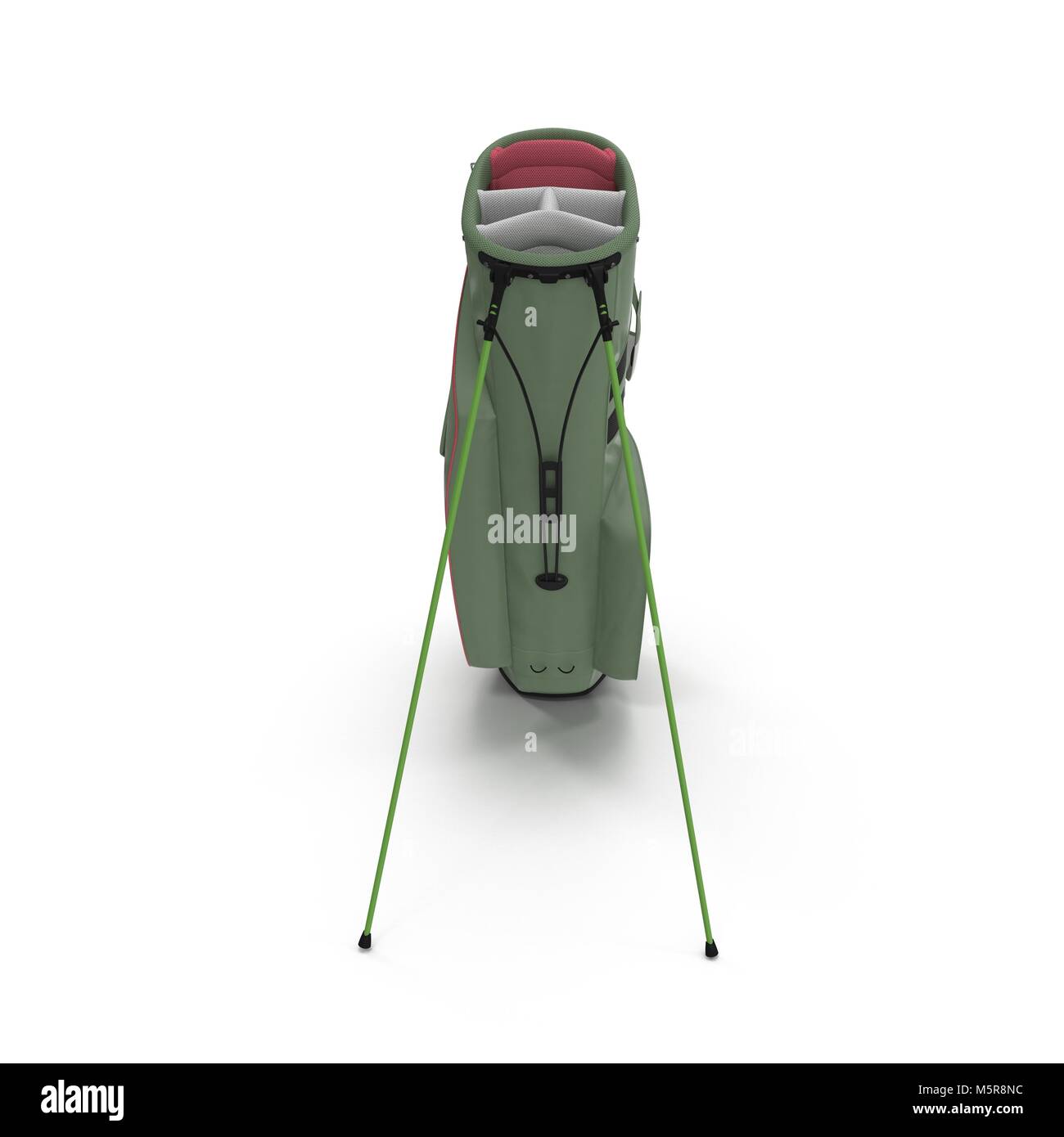 Empty Golf Bag on white. Front view. 3D illustration Stock Photo Alamy