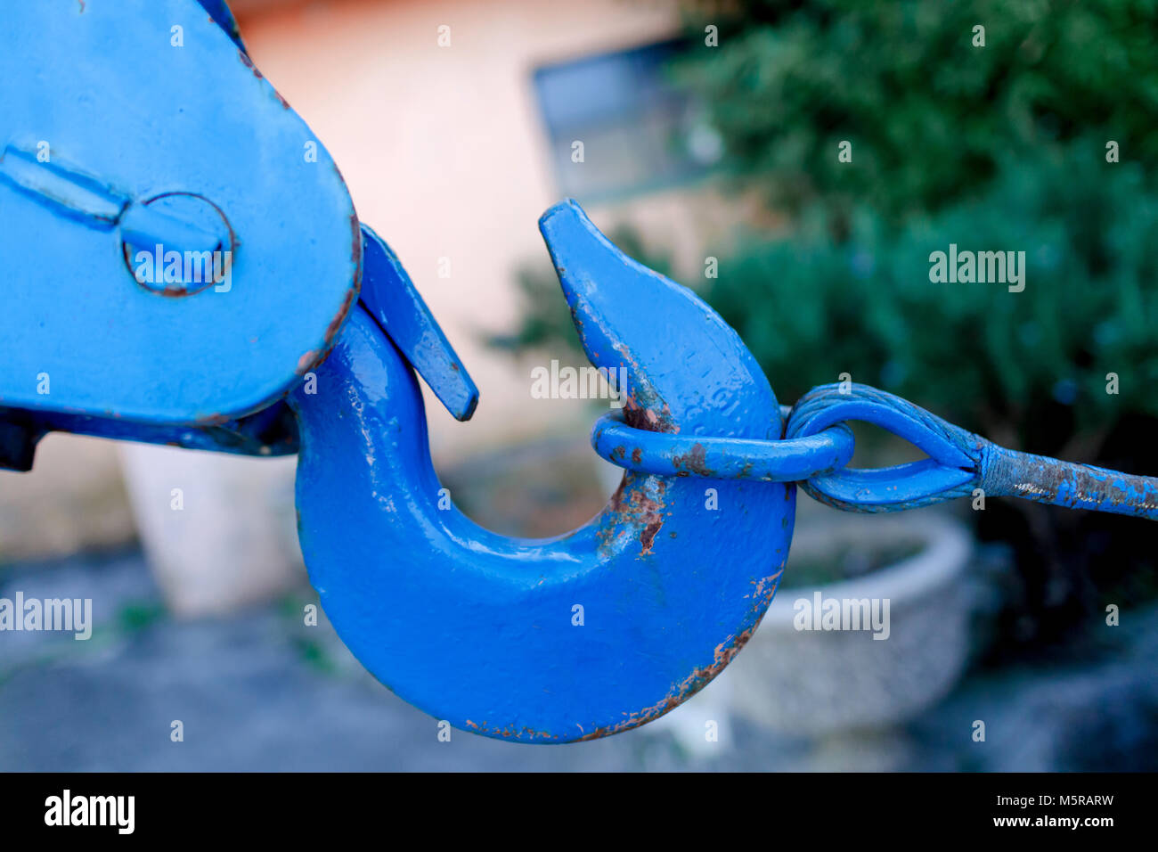 Connection crane hook Stock Photo Alamy