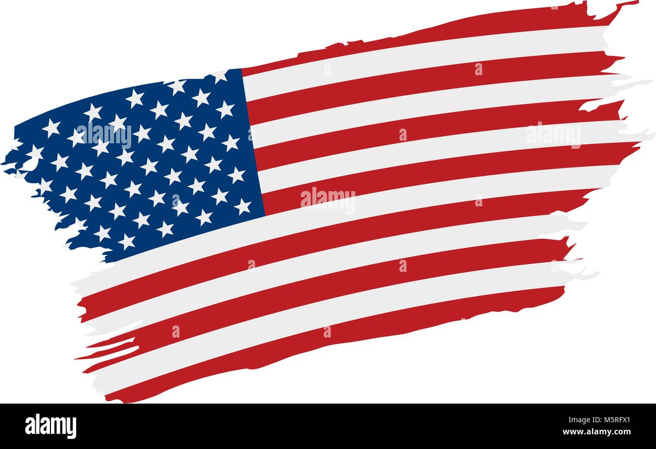 USA Flag isolated Stock Vector Image & Art - Alamy