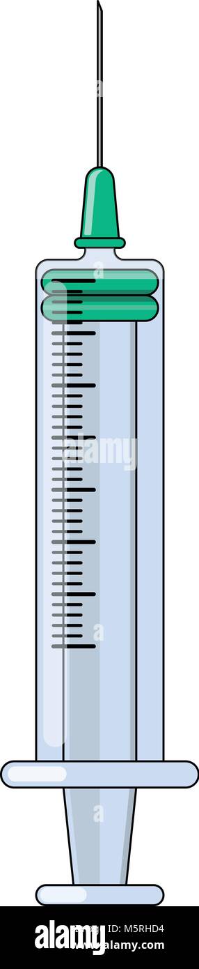 An illustration of a medical syringe Stock Vector Image & Art - Alamy