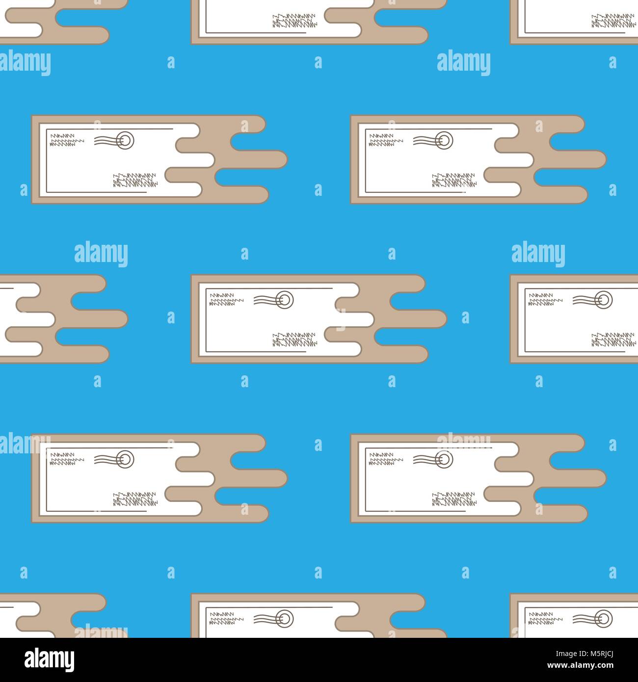 Seamless pattern emails, letters, directed upwards. Background for web ...