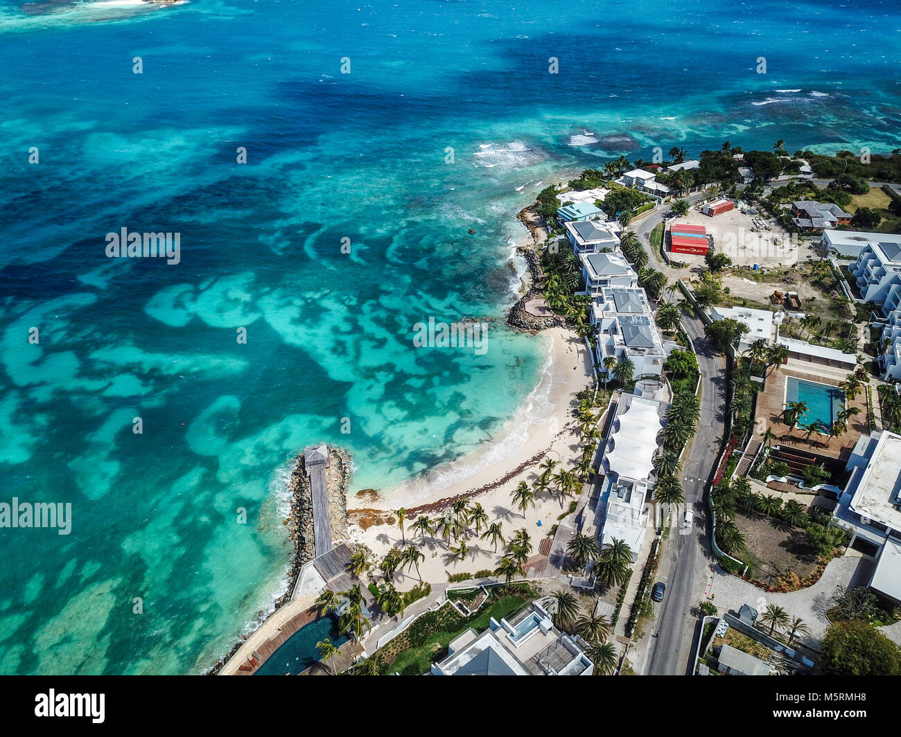 Hodges Bay Beach, Antigua Stock Photo Alamy
