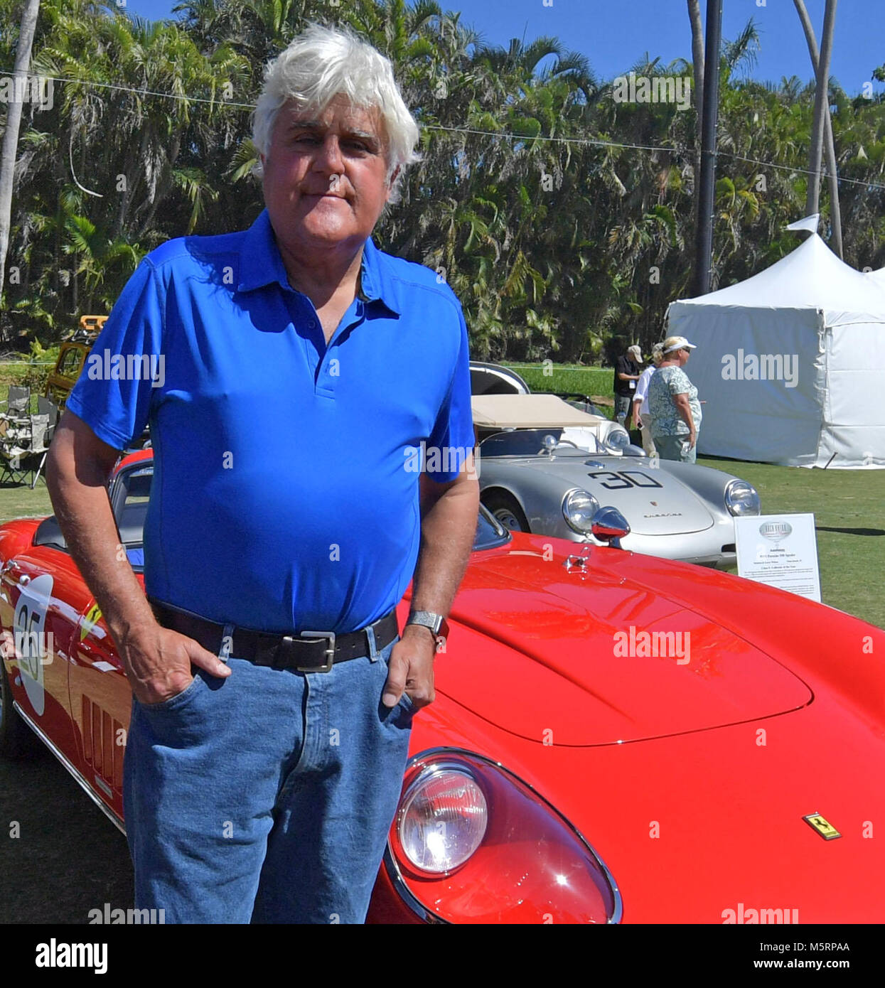 Boca Raton, FL, USA. 25th Feb, 2018. Jay Leno, Wayne Carini and actor Tim Allen judge and host 175 of the finest collector cars and motorcycles from around the country will gather on the show field at the famed Boca Raton Resort & Club: Credit: Hoo Me.Com/Media Punch **No Ny Dallies****/Alamy Live News Stock Photo