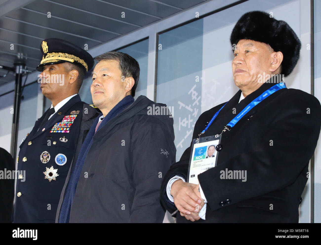 Pyong Chul 26th Feb, 2018. N. Korean official at PyeongChang Olympics closing Kim ...