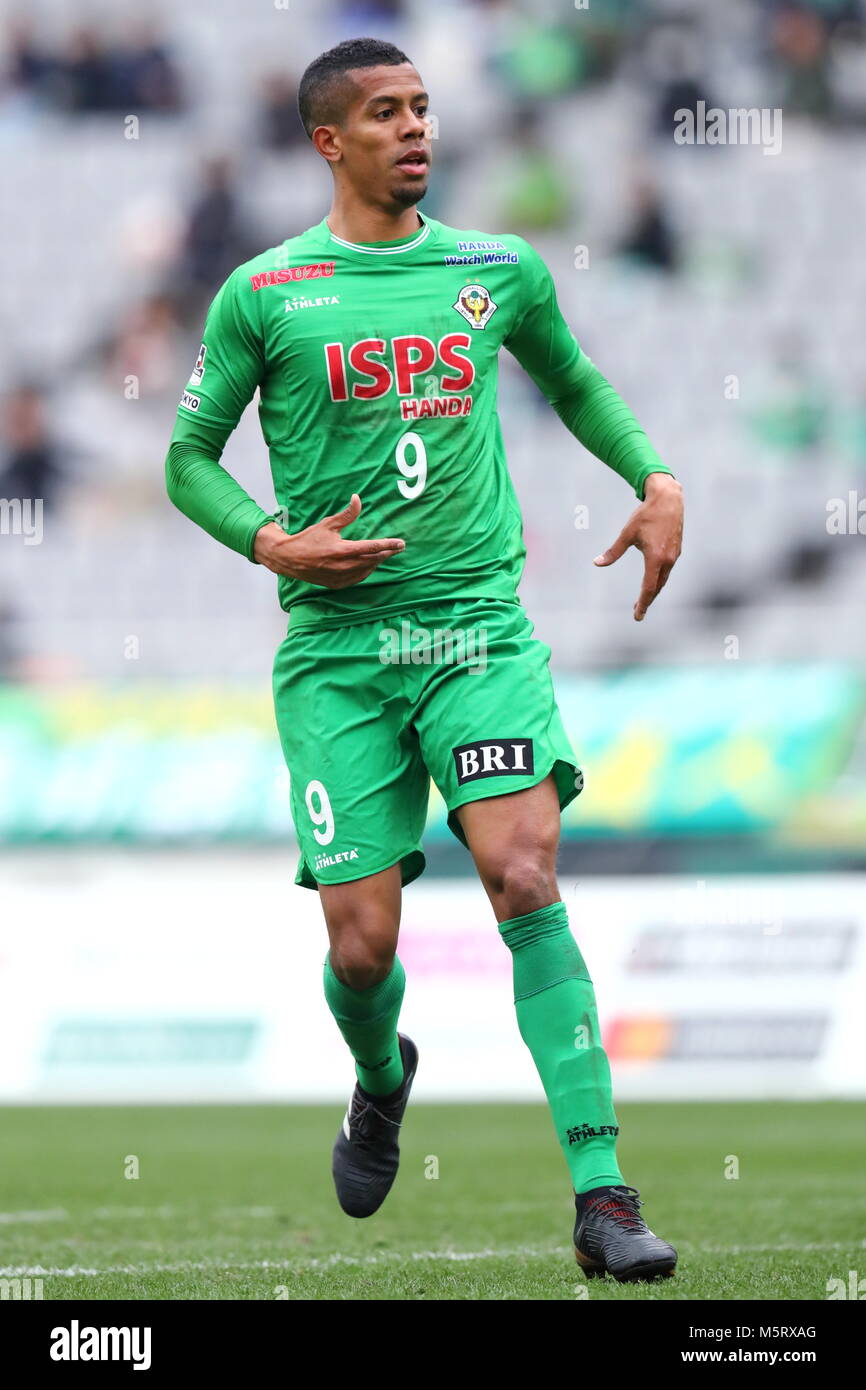 Tokyo Japan 25th Feb 18 Douglas Vieira Verdy Football Soccer 18 J2 League Match Between Tokyo Tokyo Japan 25th Feb 18 Douglas Vieira Verdy Football Soccer 18 J2 League Match Between Tokyo