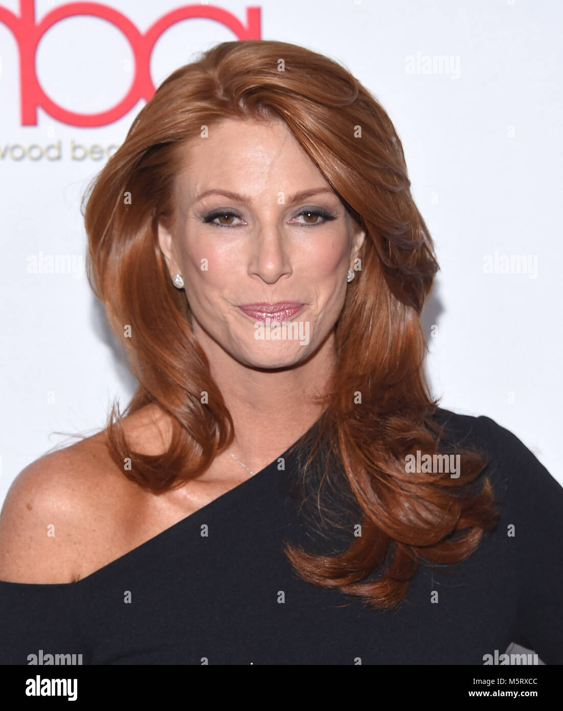 Hollywood, California, USA. 25th Feb, 2018. Angie Everhart arrives for the Hollywood Beauty Awards at Avalon Hollywood. Credit: Lisa O'Connor/ZUMA Wire/Alamy Live News Stock Photo