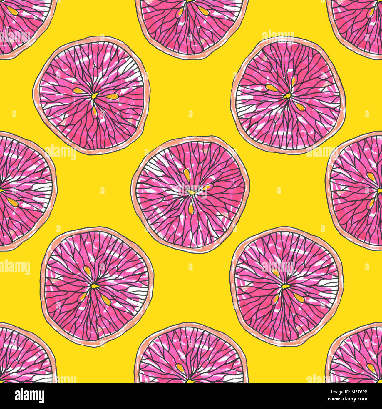Citrus seamless pattern. Tropical background Stock Photo - Alamy