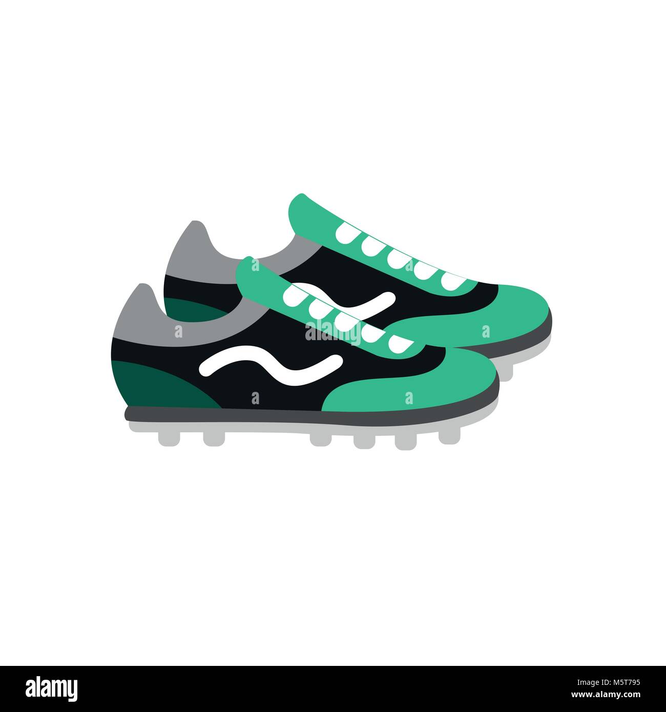 Football Shoes Soccer Illustration Vector Graphic Design Stock Vector