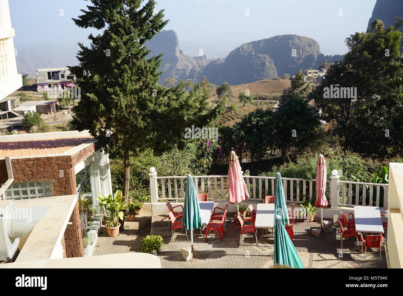 Hotel Quinta Da Montanha, Rui Vaz, Santiago Island, Cape Verde Stock Photo