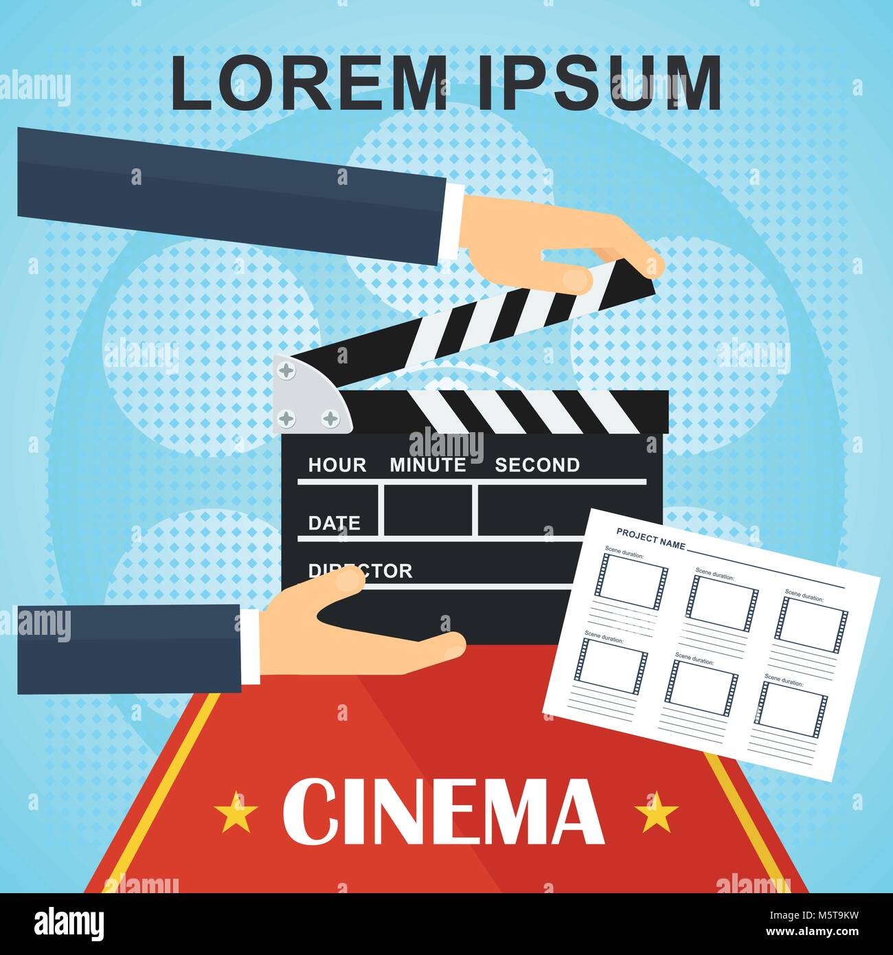 cinema poster template Stock Vector Image Art Alamy cinema poster template Stock Vector Image Art Alamy