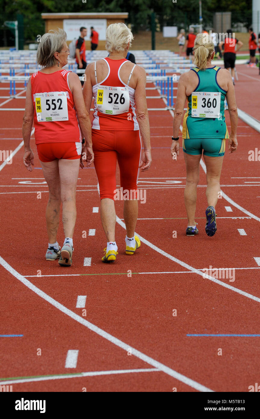 World Masters Athletics Championships, Lyon, France Stock Photo Alamy