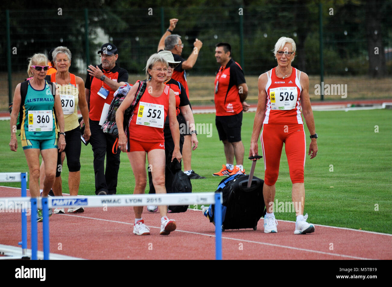 World Masters Athletics Championships, Lyon, France Stock Photo Alamy