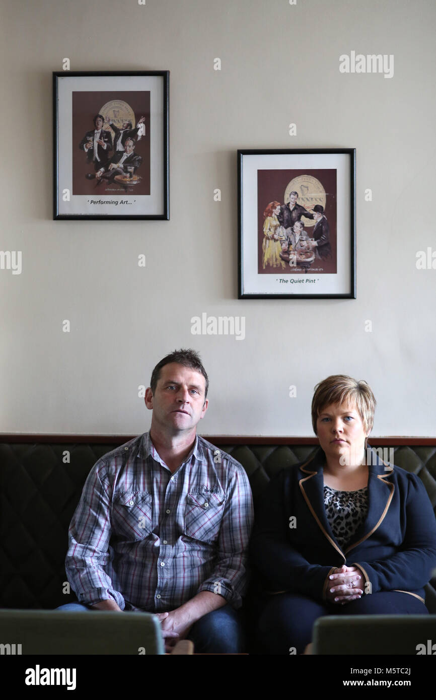 Aidan O'Toole a survivor of the 1994 gun attack, and Emma Rogan the ...