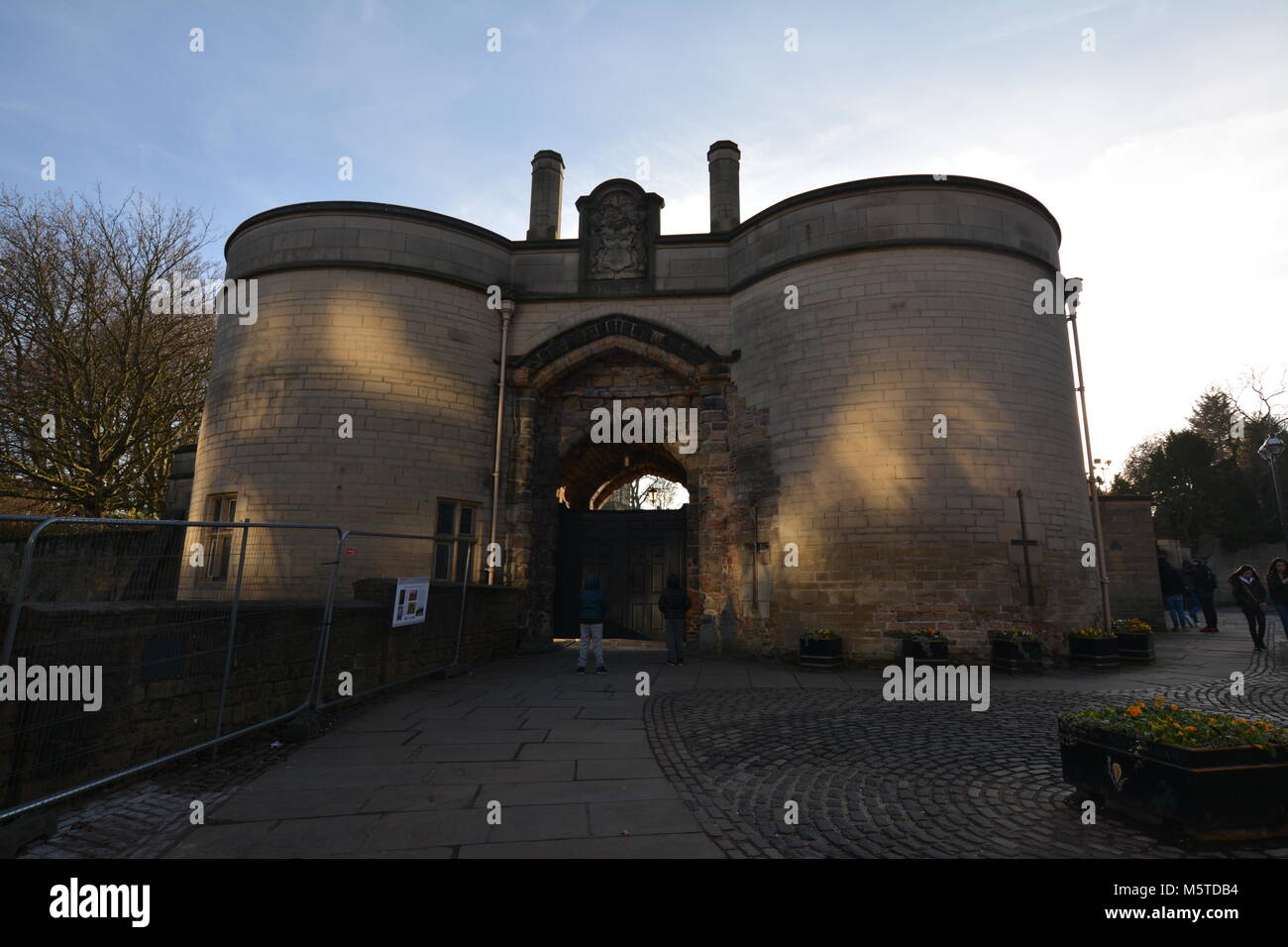 Nottingham Castle - England Stock Photo