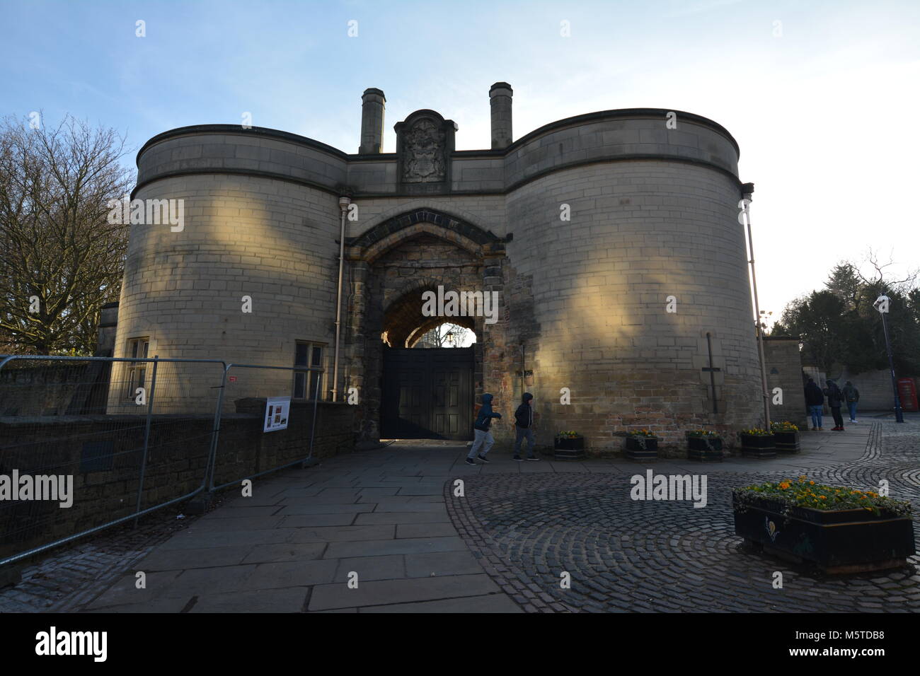 Nottingham Castle - England Stock Photo