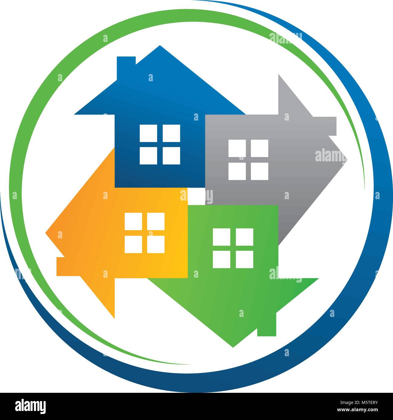 Home compound Stock Vector Images Alamy