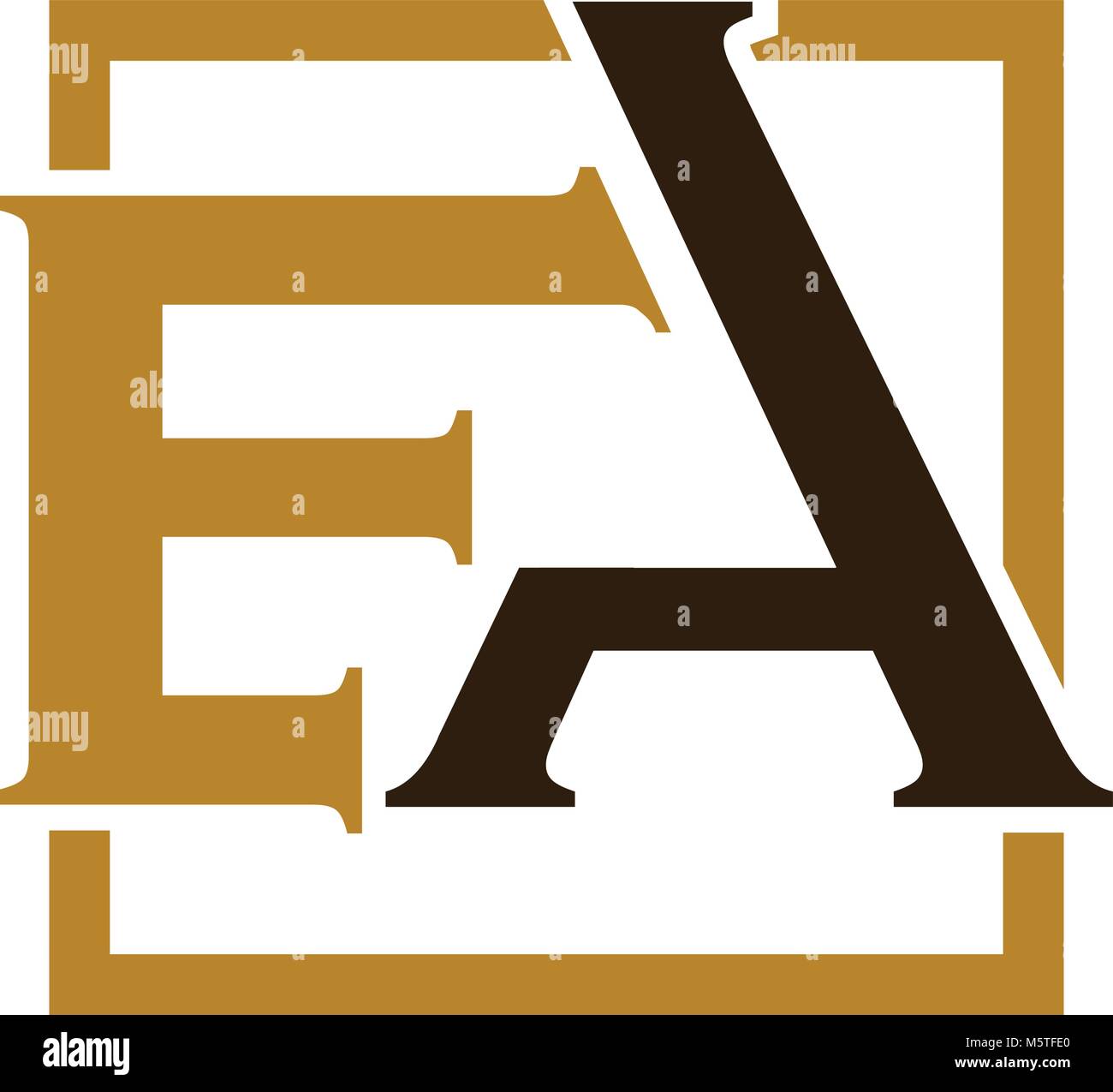 Letter EA Logo Design Template Vector Stock Vector Image & Art - Alamy