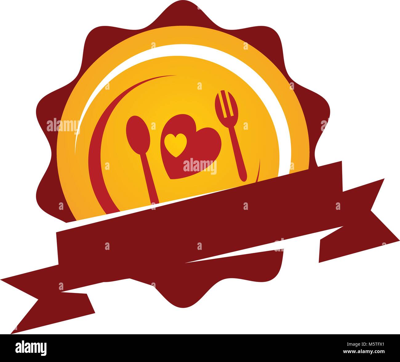 Serve With Love Stock Vector Image & Art - Alamy