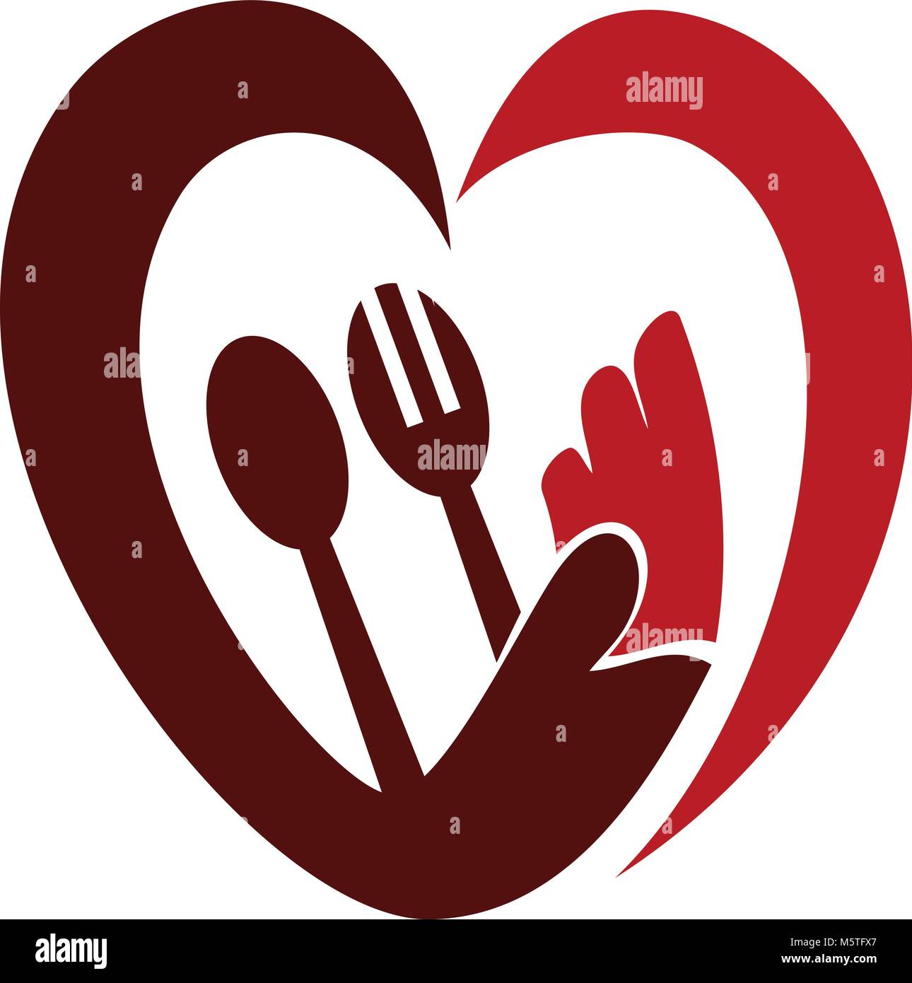 Serve With Love Stock Vector Image & Art Alamy