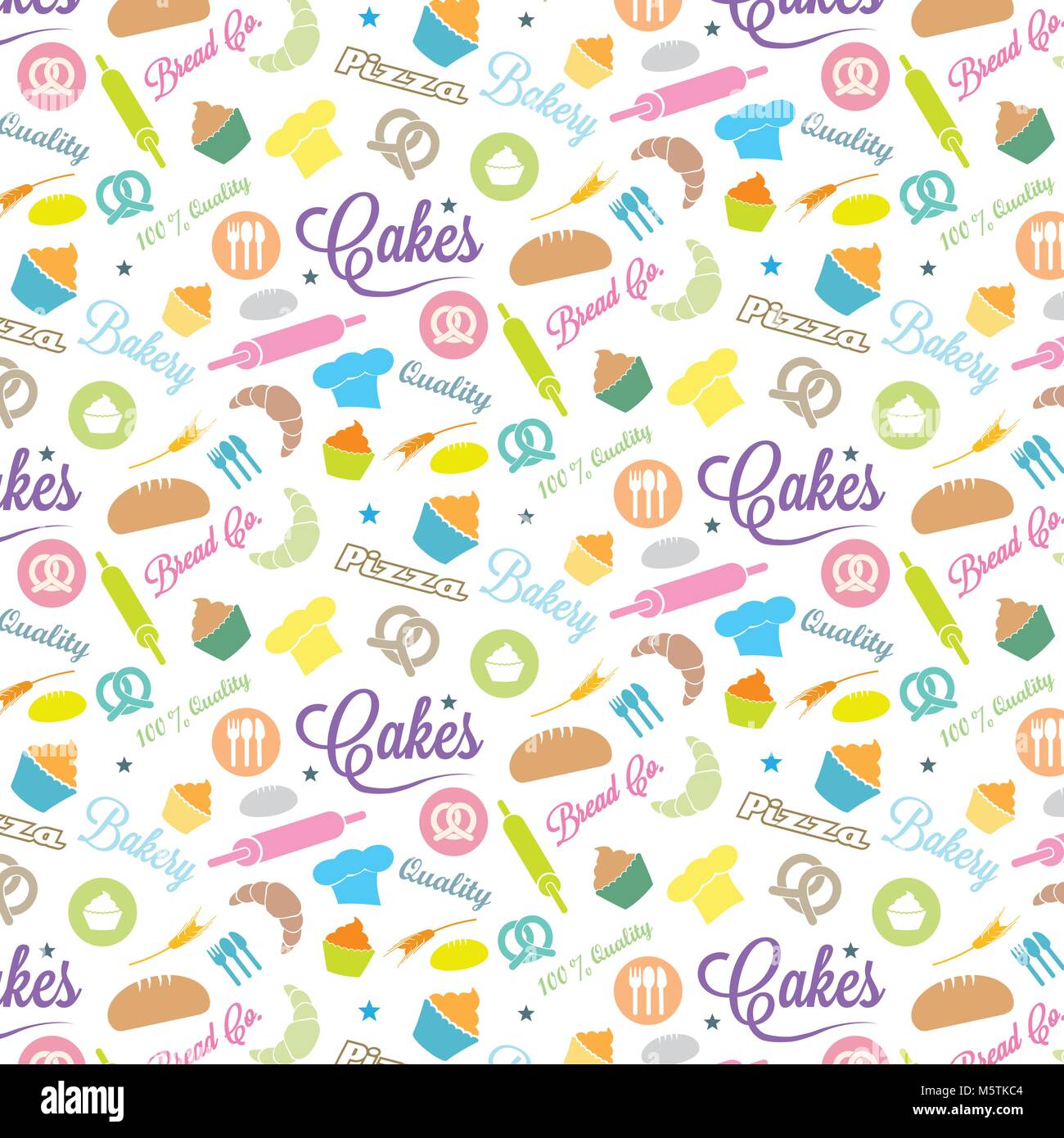 Bakery background Stock Vector Images Alamy