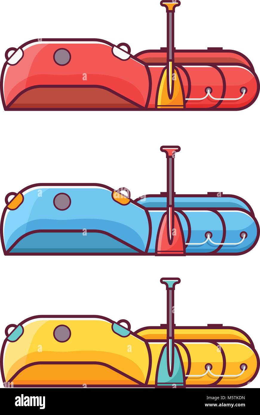 Fishing Inflatable Rafting Boat Icon Stock Vector Image & Art - Alamy