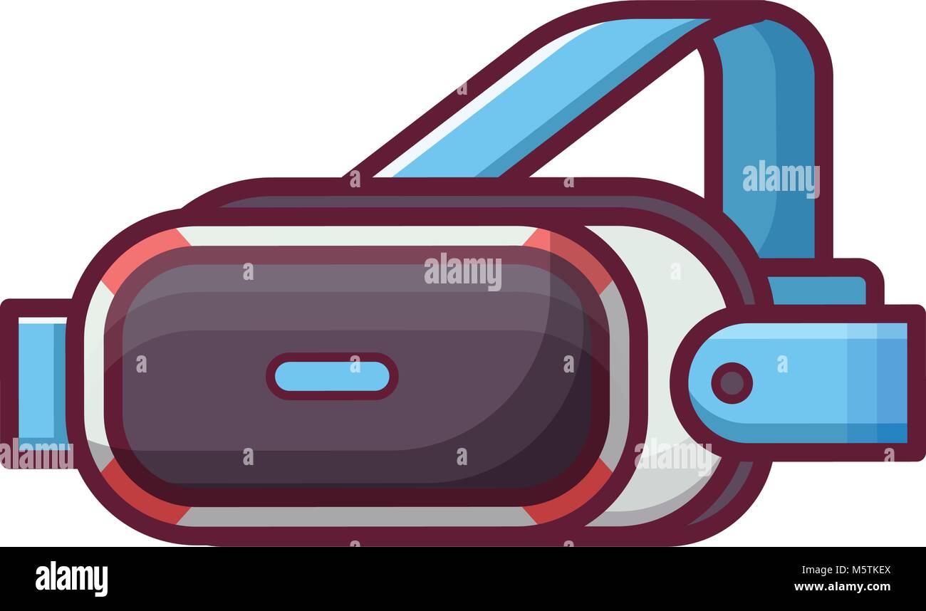 Vr Helmet Glasses Headset Stock Vector Image & Art - Alamy