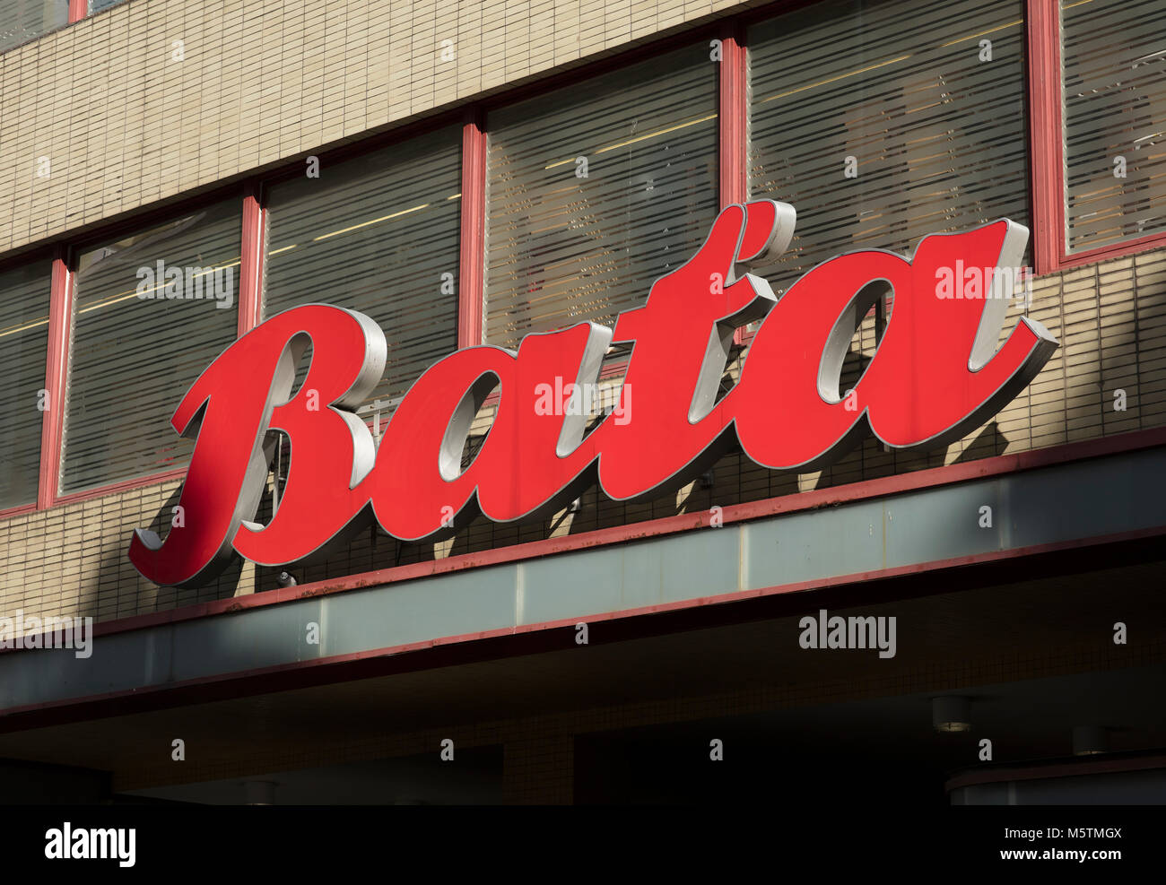 BATA signage on a Store in Brno, Czech Republic, 24th February 2018 Stock  Photo - Alamy