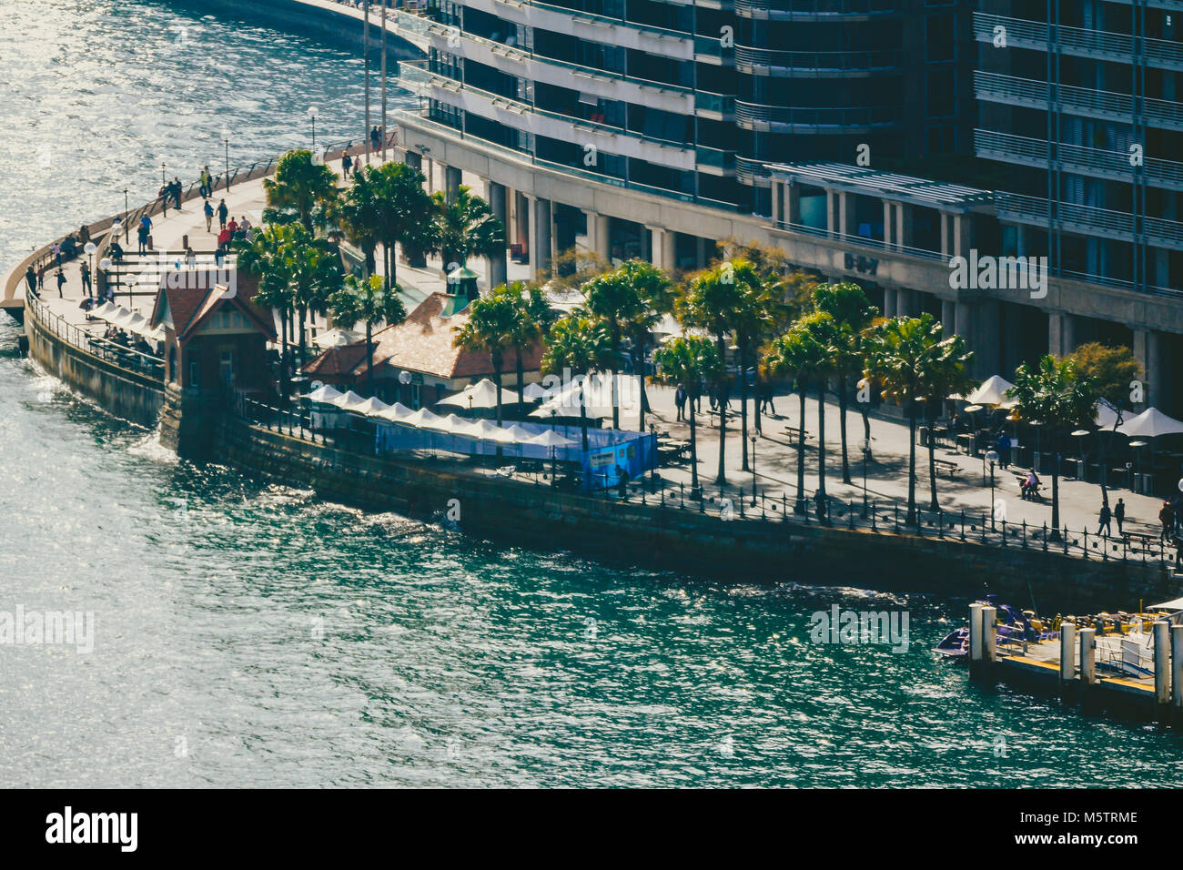 SYDNEY, AUSTRALIA July 16th, 2013 detail of bars near Circular Quay in Sydney Central