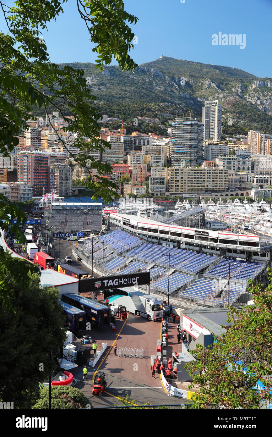 Monaco Monte Carlo 28 May 2017 Port Hercule In Time Of Carrying Out Monaco Monte Carlo 28 May 2017 Port Hercule In Time Of Carrying Out