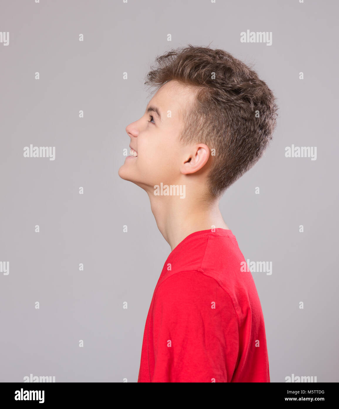 Teen boy portrait Stock Photo