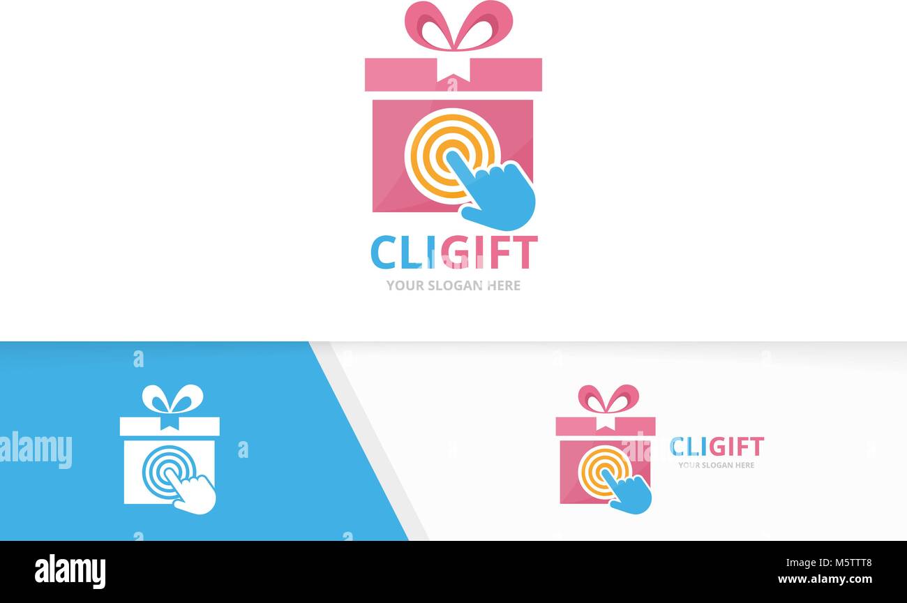 Vector Gift And Click Logo Combination Present And Cursor Symbol Or Icon Unique Surprise And Digital Logotype Design Template Stock Vector Image Art Alamy Vector Gift And Click Logo Combination Present And Cursor Symbol Or Icon Unique Surprise And Digital Logotype Design Template Stock Vector Image Art Alamy