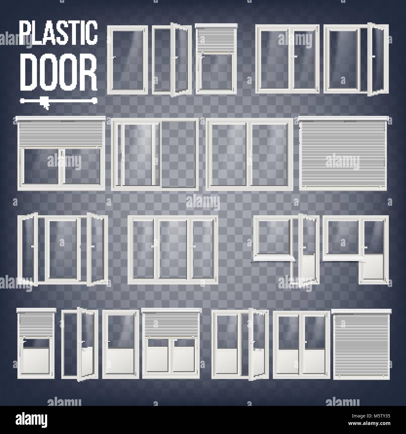 Plastic Door Vector Plastic Door Frame Energy Saving