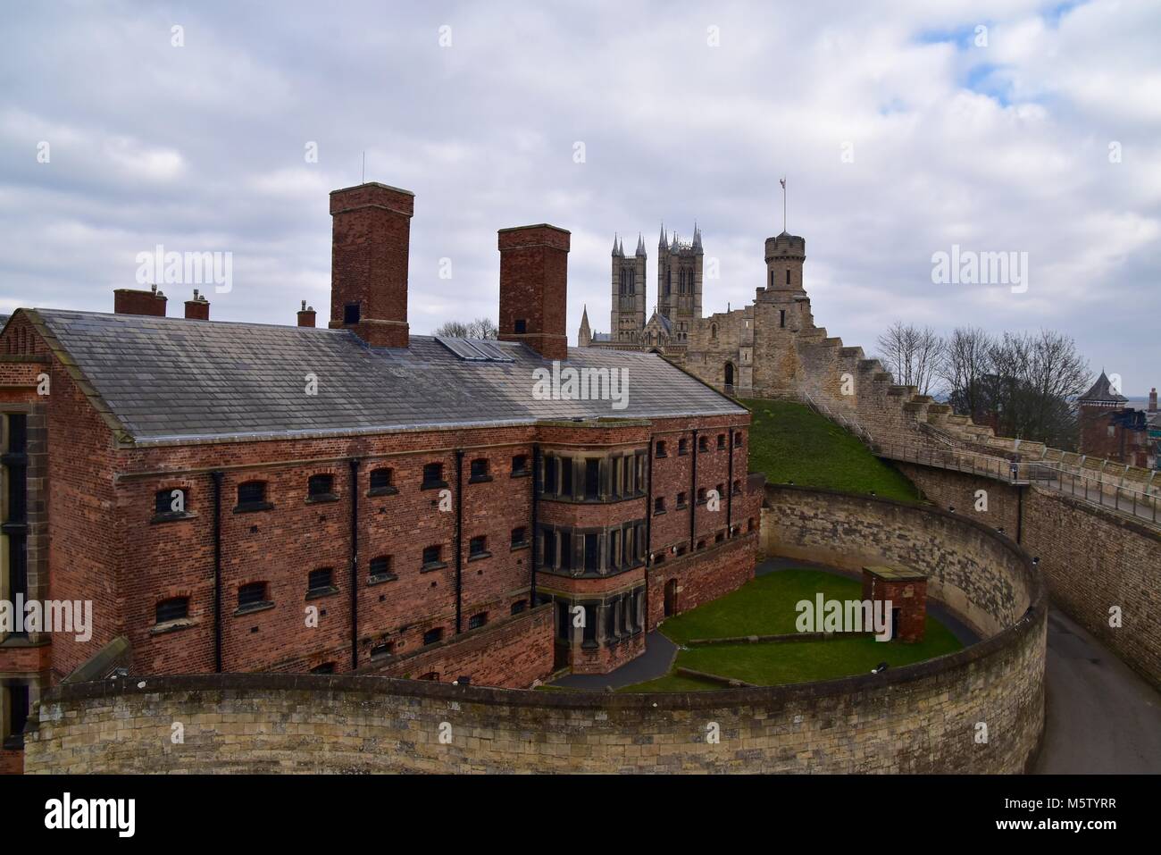 Lincoln Castle Victorian Prison Stock Photo