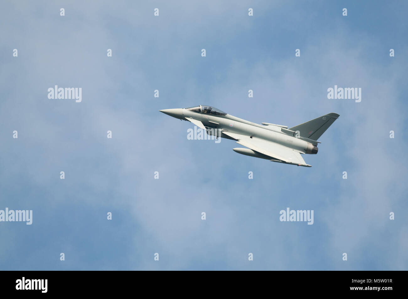 Eurofighter Typhoon FGR.4 ZK305  of 6 Squadron, Royal Air Force, seen over flying its home base at Coningsby, 1st September 2010. Stock Photo