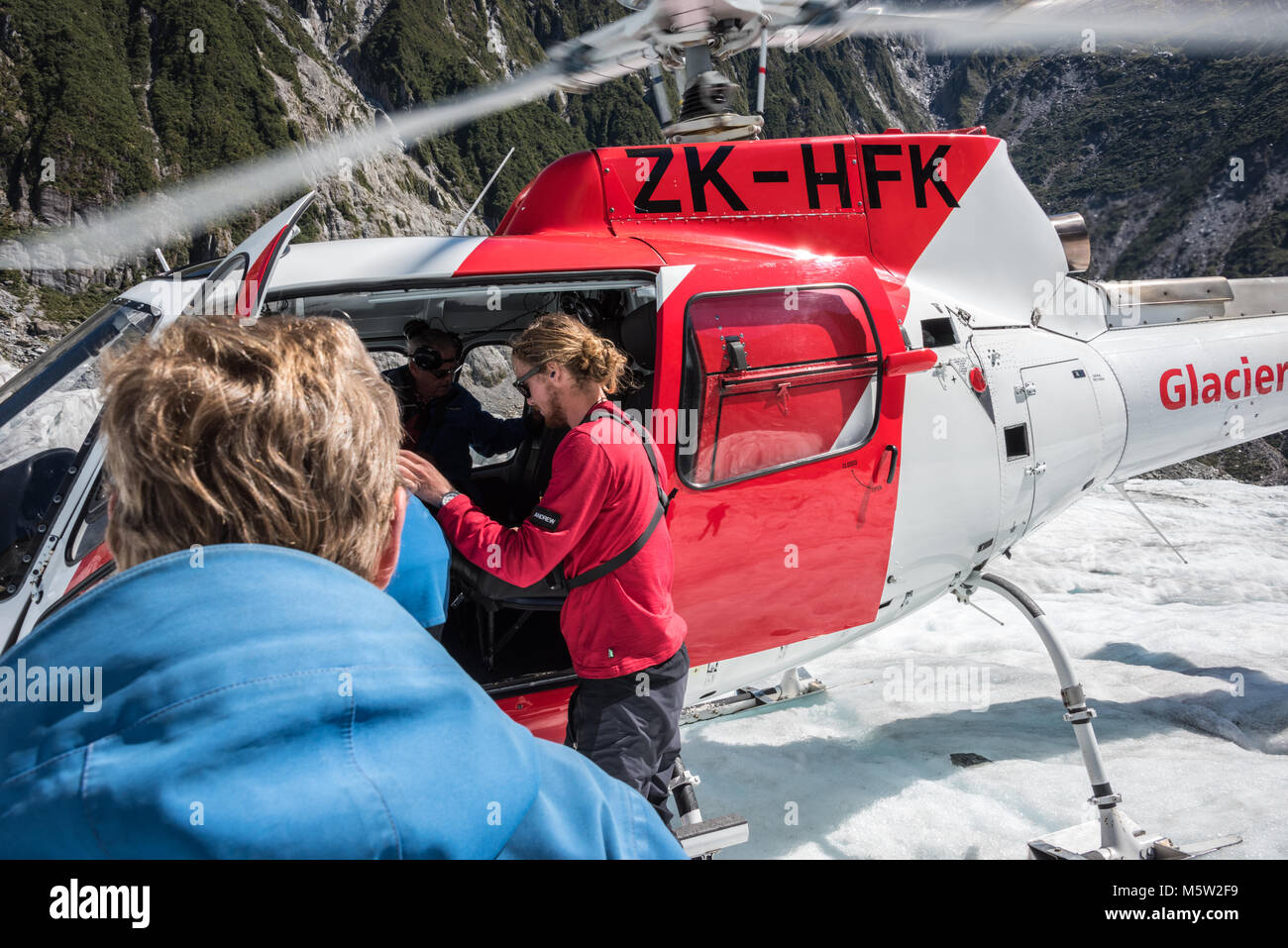 Helicopter on Glacier with Guide, Franz Joseph, South Island, New