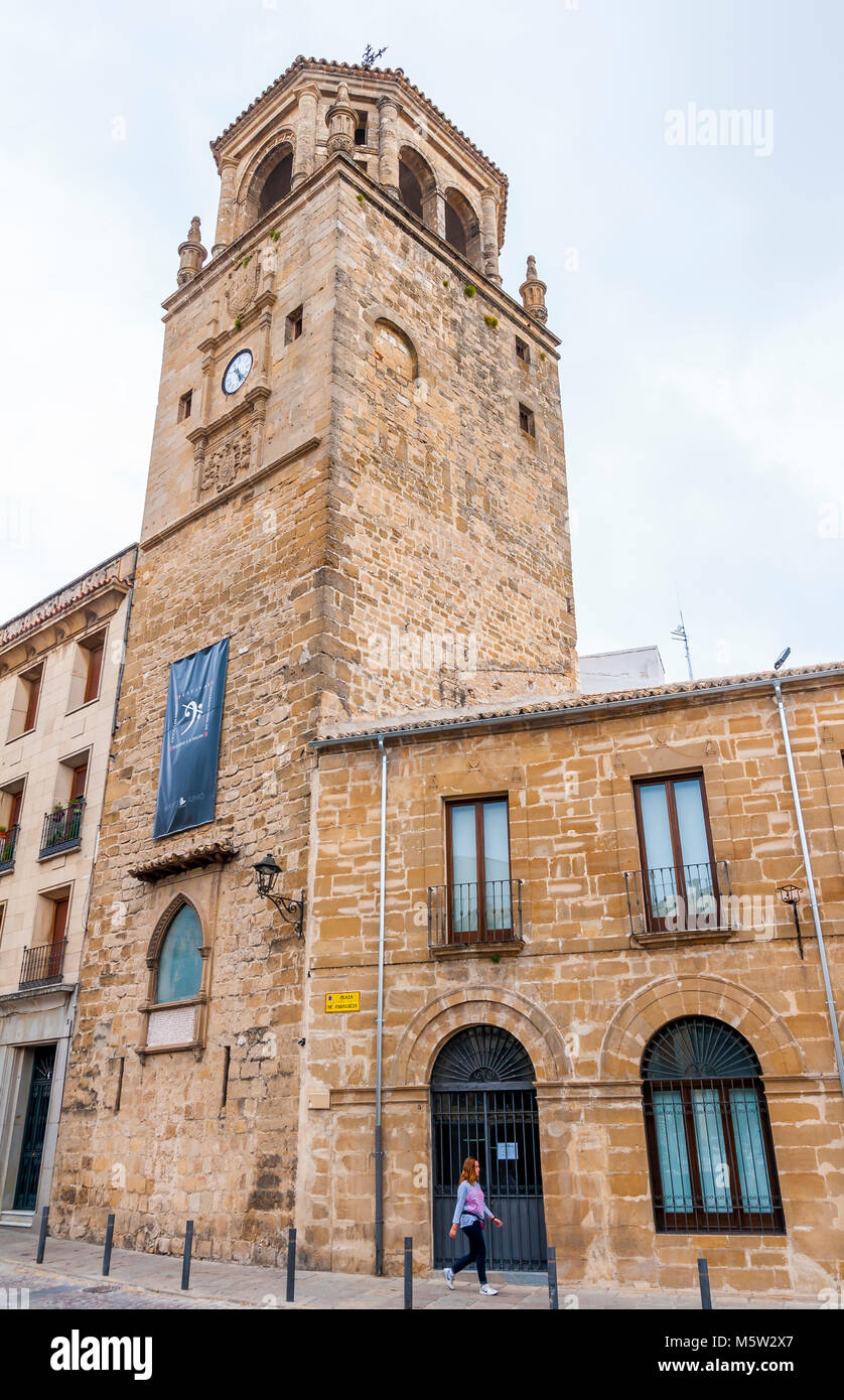 Torre del reloj. Úbeda. Jaén. Andalucía. España Stock Photo