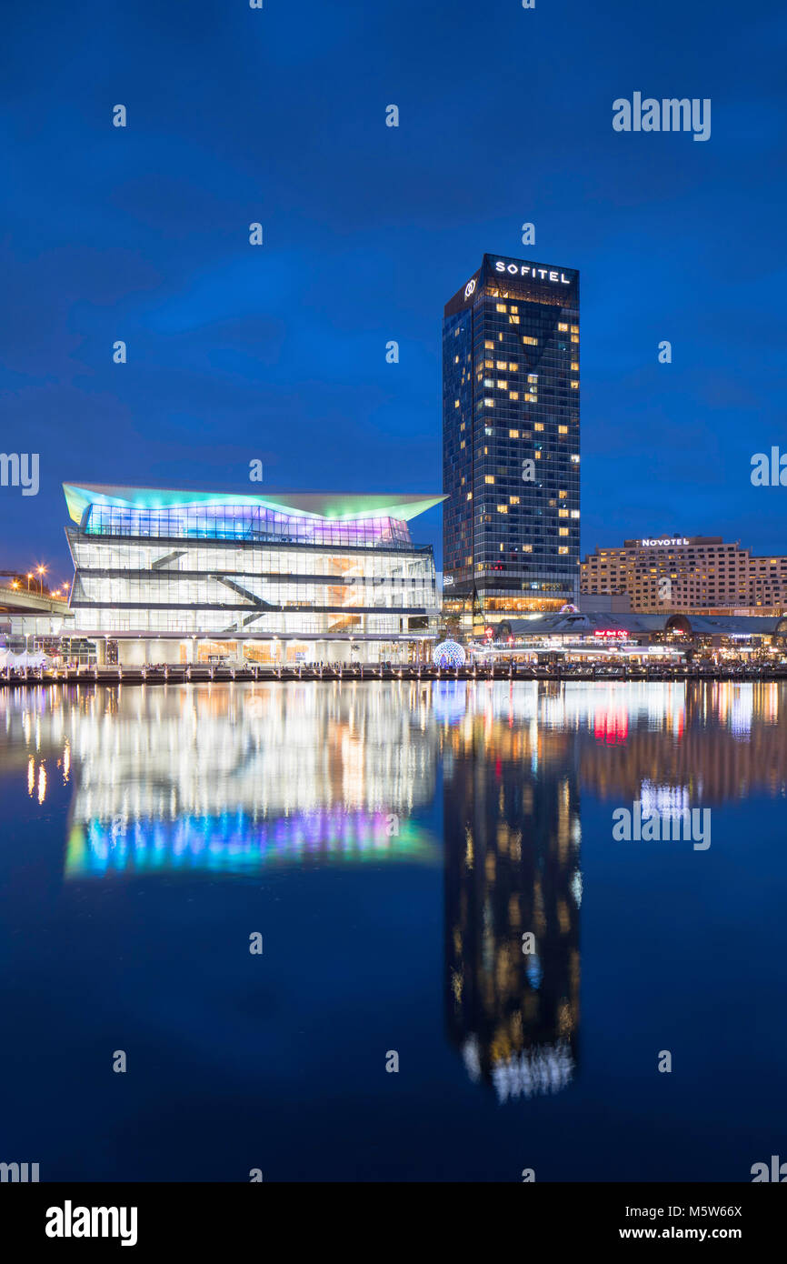 Sofitel Hotel And International Convention Centre At Dusk - 