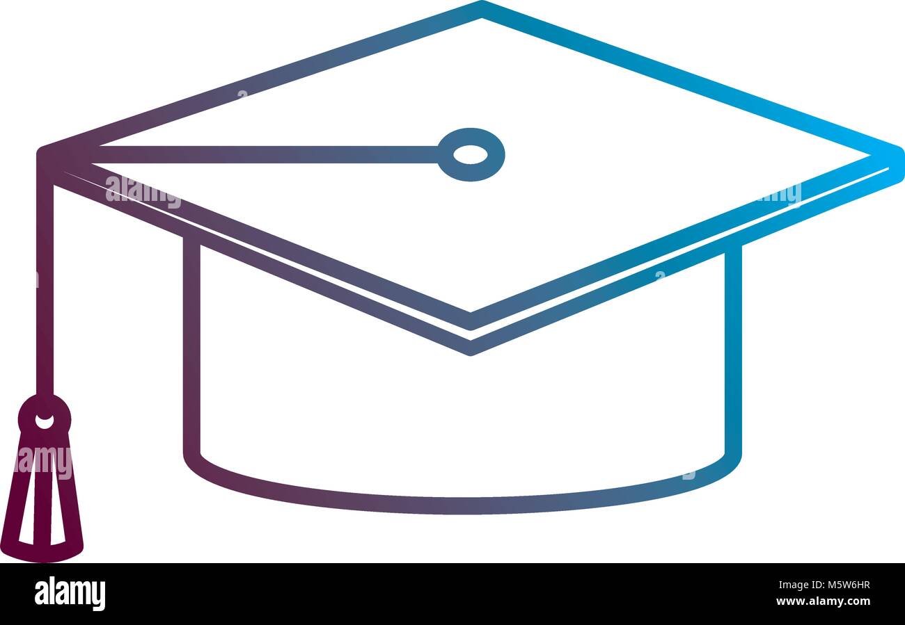 graduation hat isolated icon vector illustration design Stock Vector ...