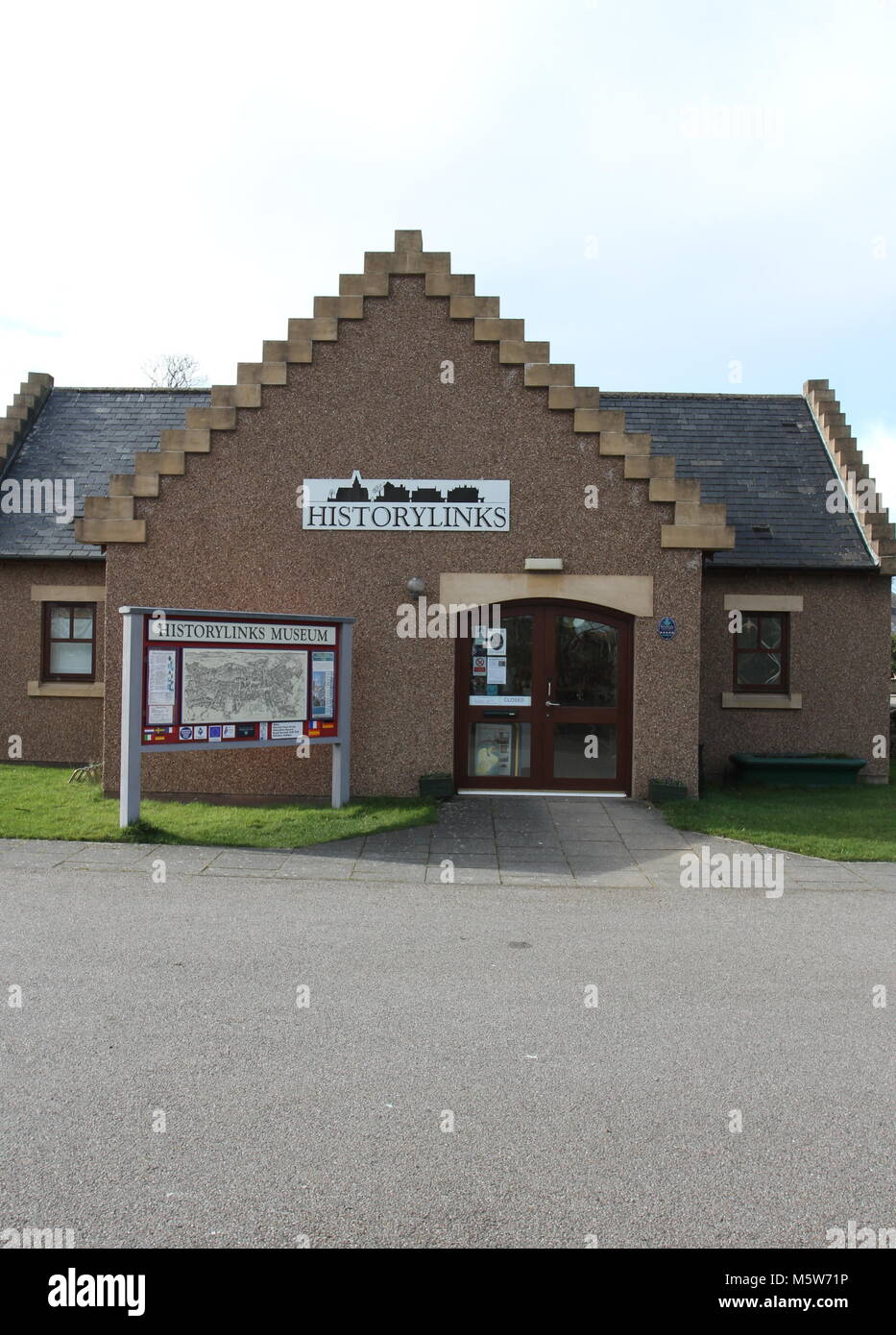 History Links Museum Dornoch Scotland March 2012 Stock Photo Alamy