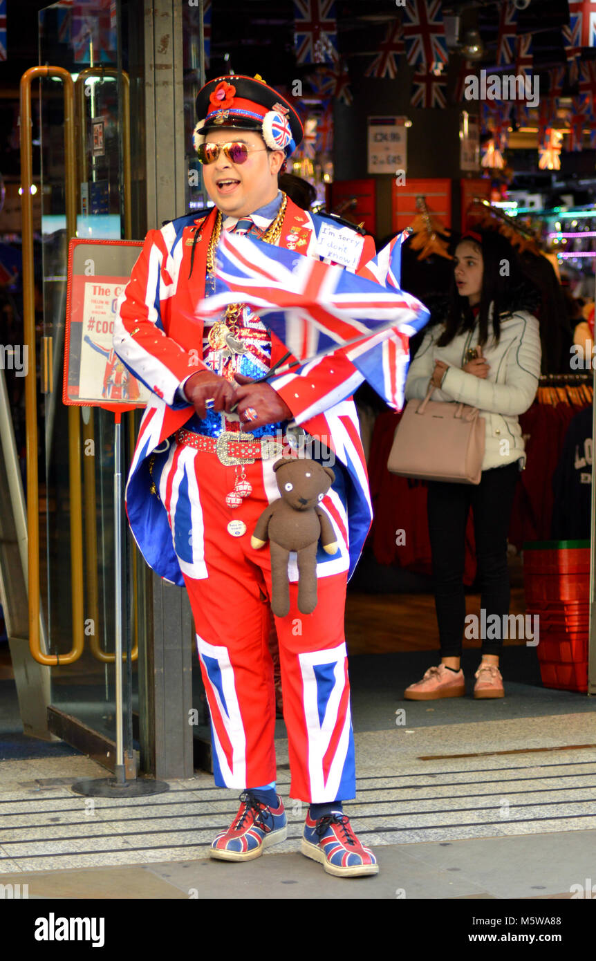 Man Dressed In Union Jack High Resolution Stock Photography and Images ...