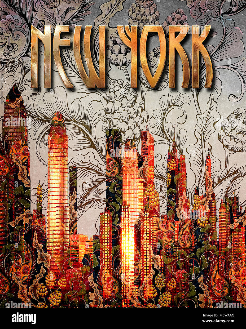 DIGITAL ART New York Stock Photo Alamy