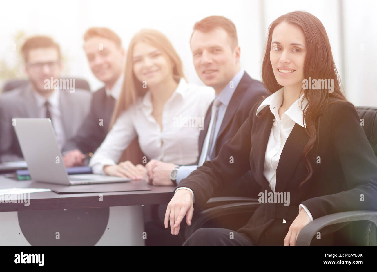 business woman and business team Stock Photo - Alamy