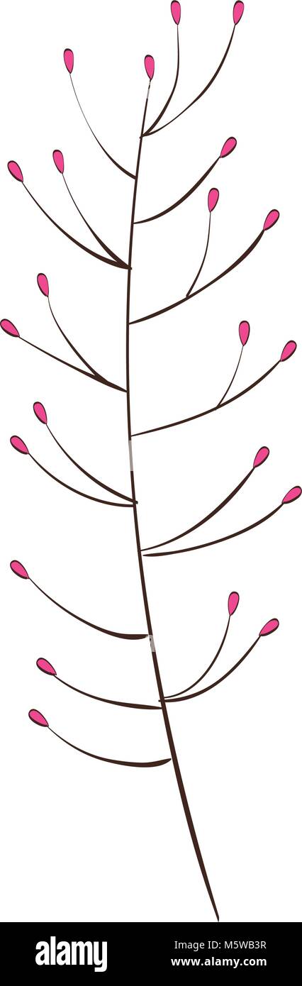 branch with leafs plant ecology icon Stock Vector Image & Art - Alamy