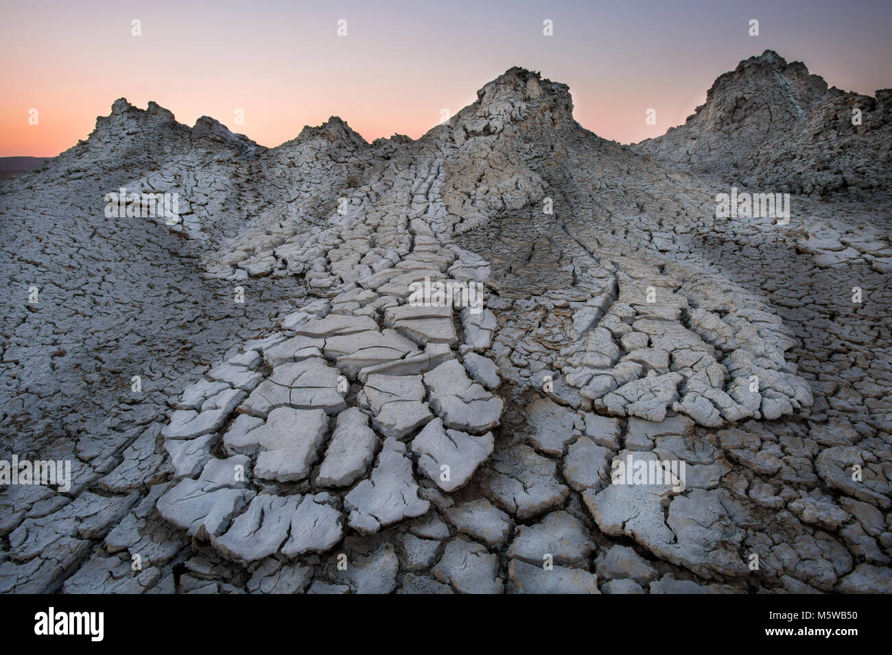 Active mud volcanoes in Gobustan desert, Azerbaijan Stock Photo - Alamy